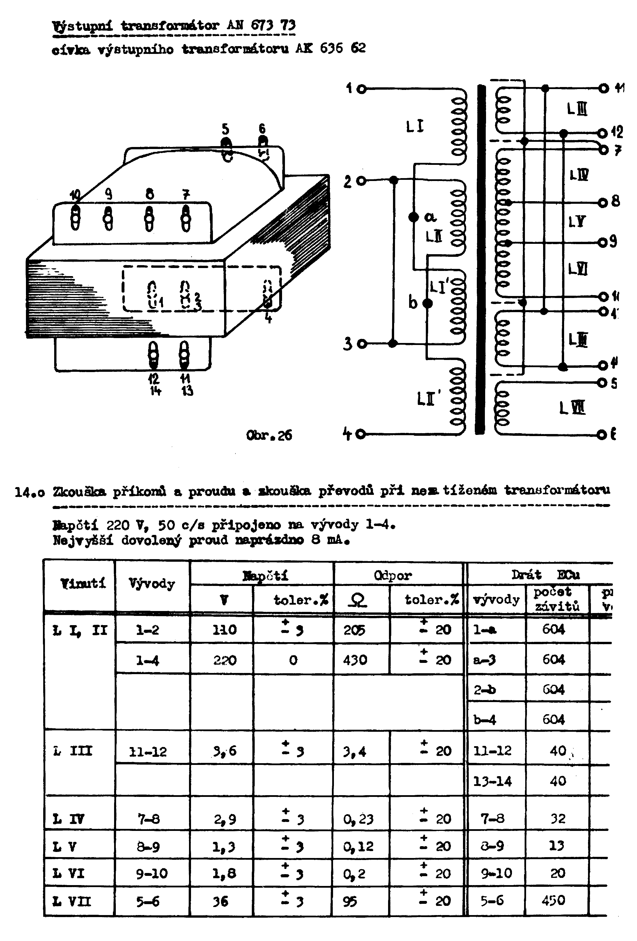 Navíjací predpis transformátora an67373 (kliknutím sa zobrazí v plnom rozlíšení)