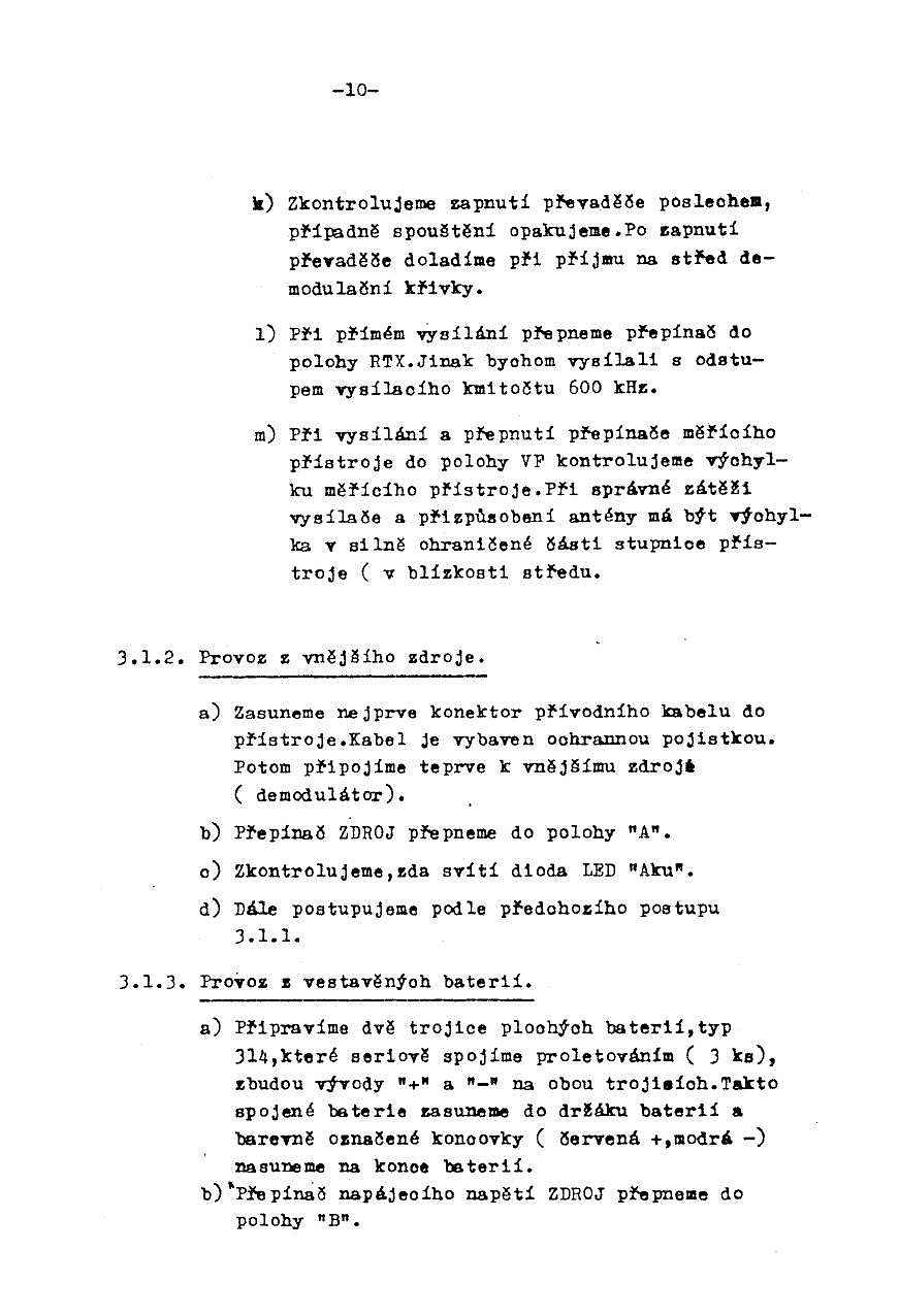 FM transceiver Boubín 80 s kanálovou volbou (celá dokumentácia na stiahnutie aj ako PDF súbor)